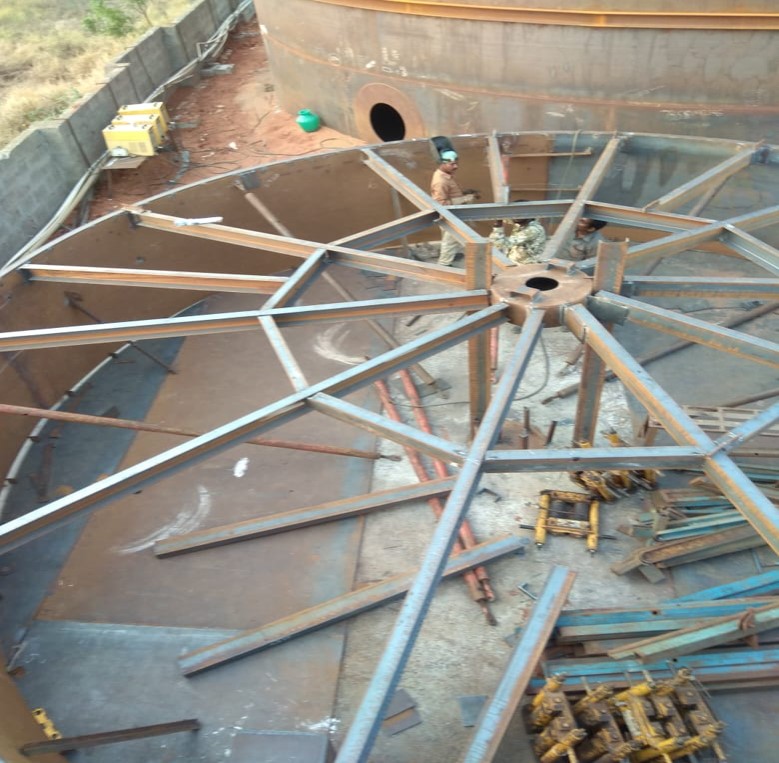 tank roof structure